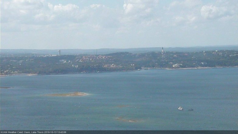 Lake Travis webcam, October 13, 2018 12:45 PM CT