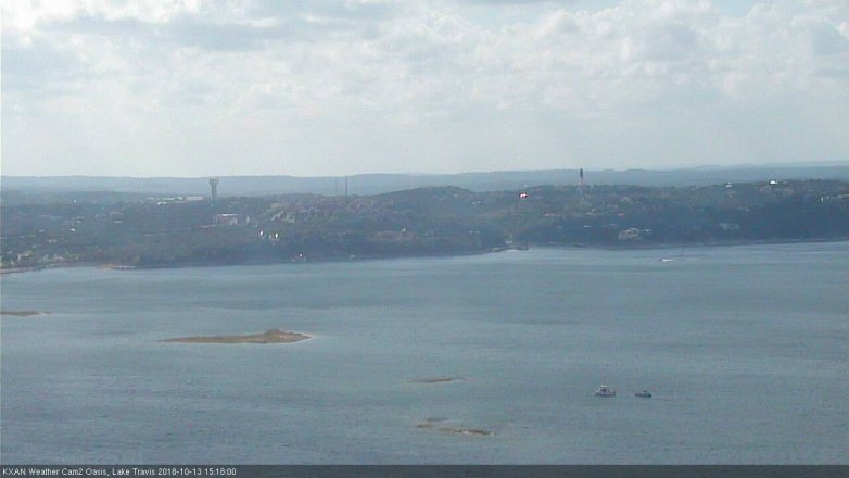 Lake Travis webcam, October 13, 2018 2:20 PM CT
