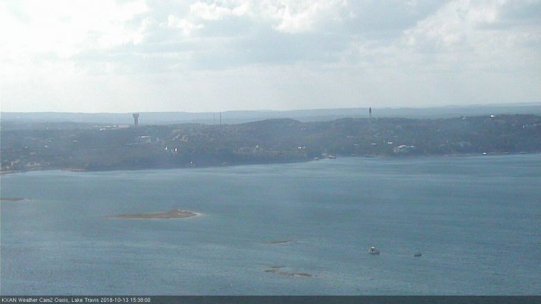 Lake Travis webcam, October 13, 2018 2:40 PM CT