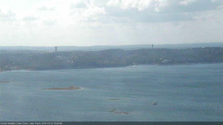 Lake Travis webcam, October 13, 2018 2:45 PM CT