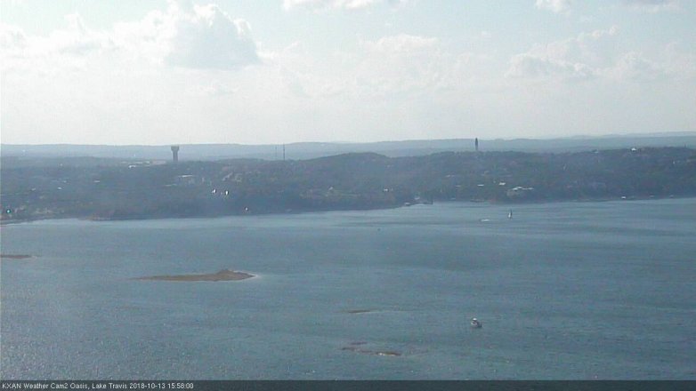 Lake Travis webcam, October 13, 2018 3:00 PM CT