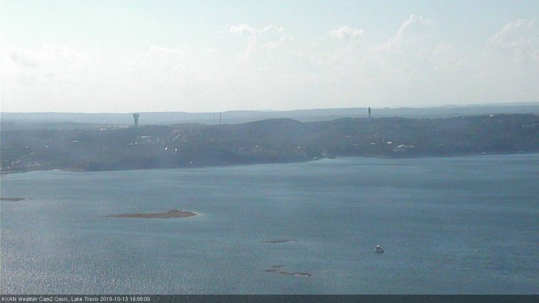 Lake Travis webcam, October 13, 2018 3:10 PM CT