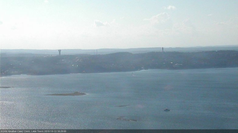 Lake Travis webcam, October 13, 2018 3:30 PM CT