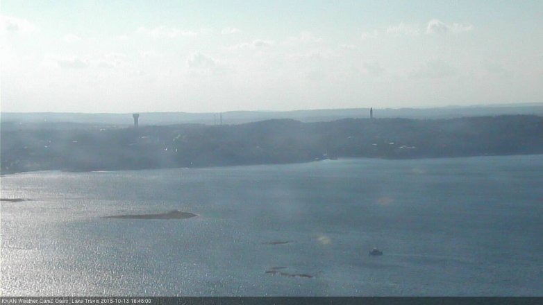 Lake Travis webcam, October 13, 2018 3:50 PM CT