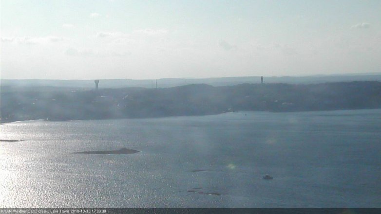 Lake Travis webcam, October 13, 2018 4:05 PM CT