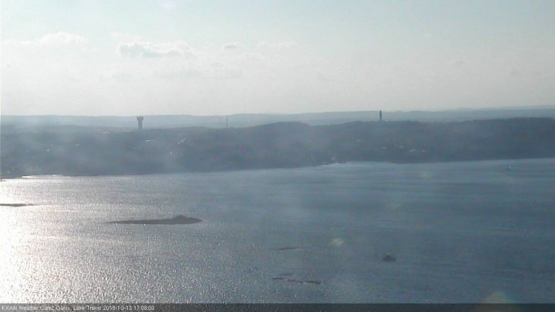 Lake Travis webcam, October 13, 2018 4:10 PM CT