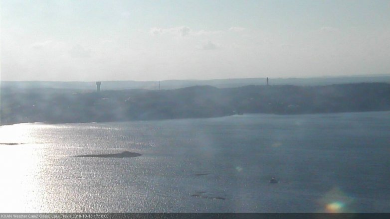 Lake Travis webcam, October 13, 2018 4:20 PM CT