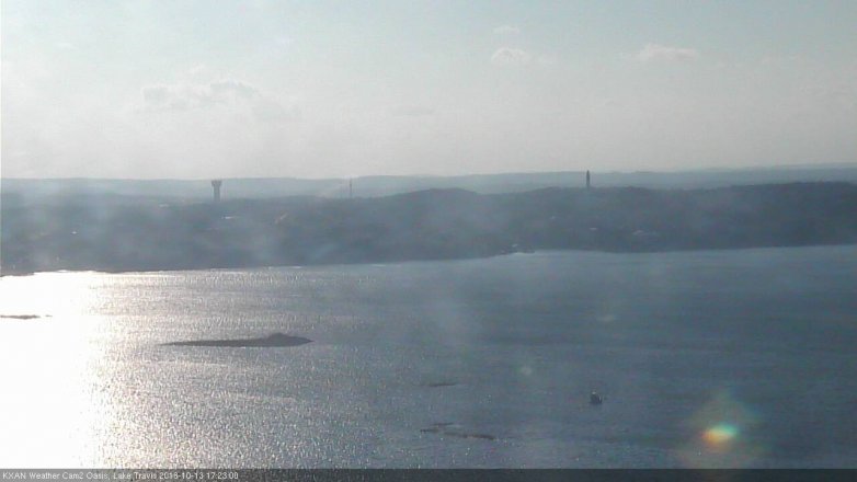 Lake Travis webcam, October 13, 2018 4:25 PM CT