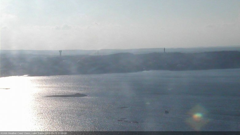 Lake Travis webcam, October 13, 2018 4:30 PM CT