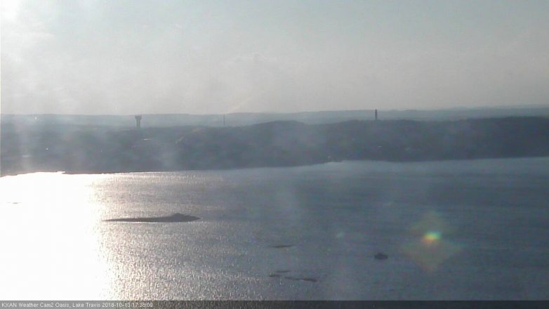 Lake Travis webcam, October 13, 2018 4:40 PM CT