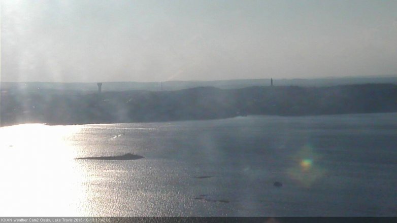Lake Travis webcam, October 13, 2018 4:45 PM CT