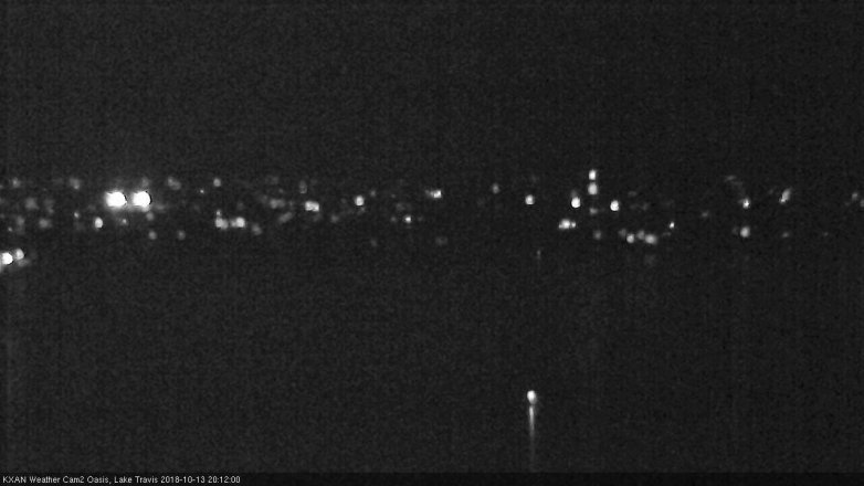 Lake Travis webcam, October 13, 2018 7:15 PM CT