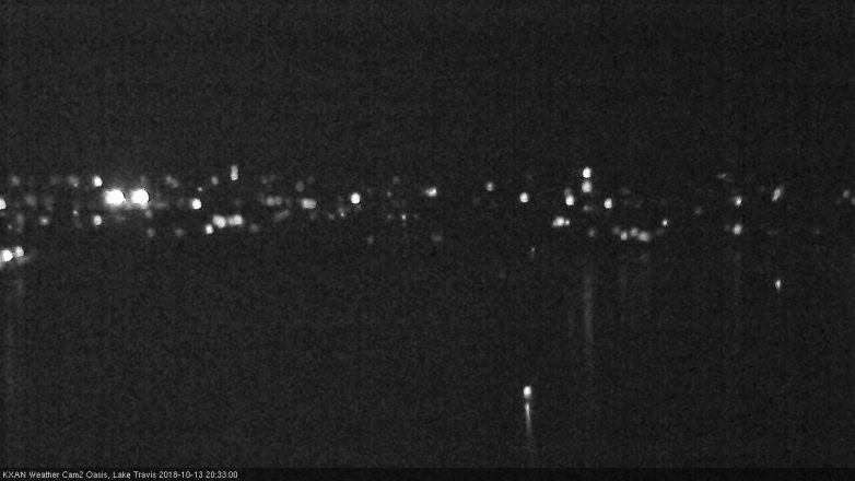 Lake Travis webcam, October 13, 2018 7:35 PM CT