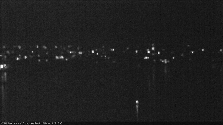 Lake Travis webcam, October 13, 2018 9:15 PM CT