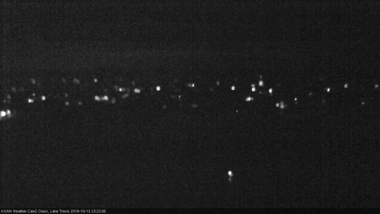 Lake Travis webcam, October 13, 2018 10:25 PM CT