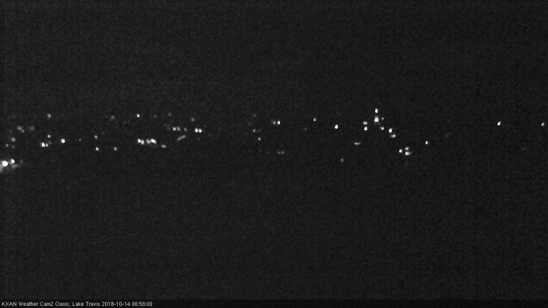 Lake Travis webcam, October 13, 2018 12:00 AM CT