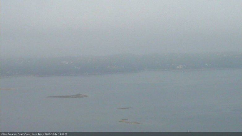 Lake Travis webcam, October 14, 2018 9:05 AM CT