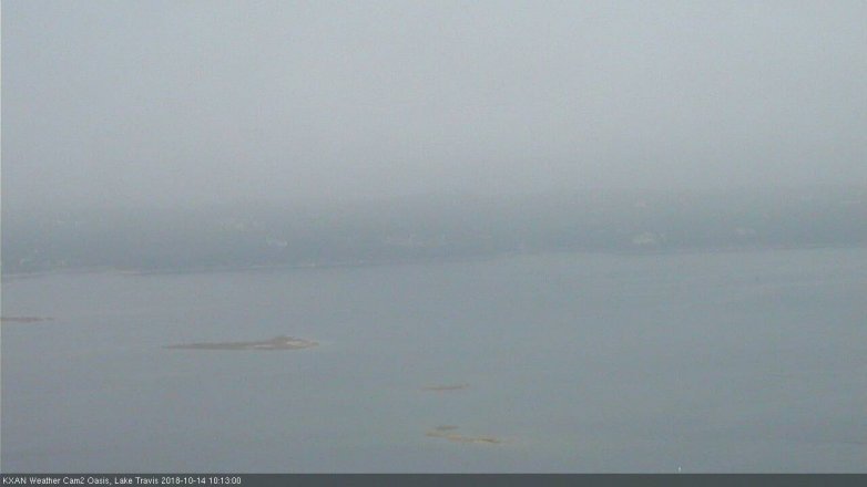 Lake Travis webcam, October 14, 2018 9:15 AM CT