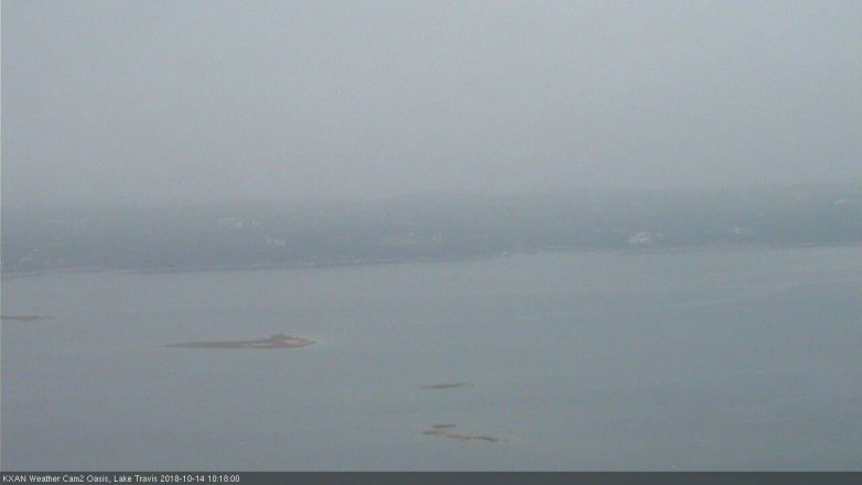 Lake Travis webcam, October 14, 2018 9:20 AM CT