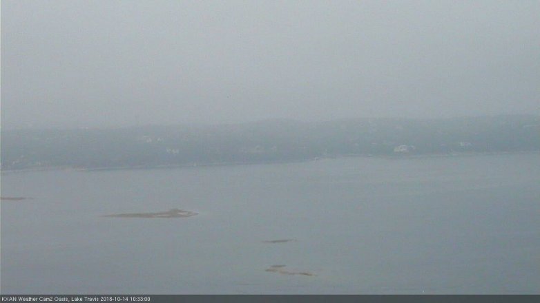 Lake Travis webcam, October 14, 2018 9:35 AM CT