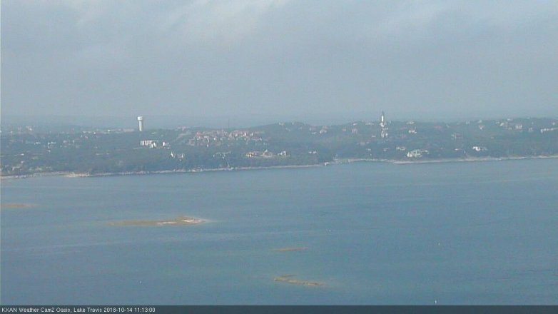 Lake Travis webcam, October 14, 2018 10:15 AM CT