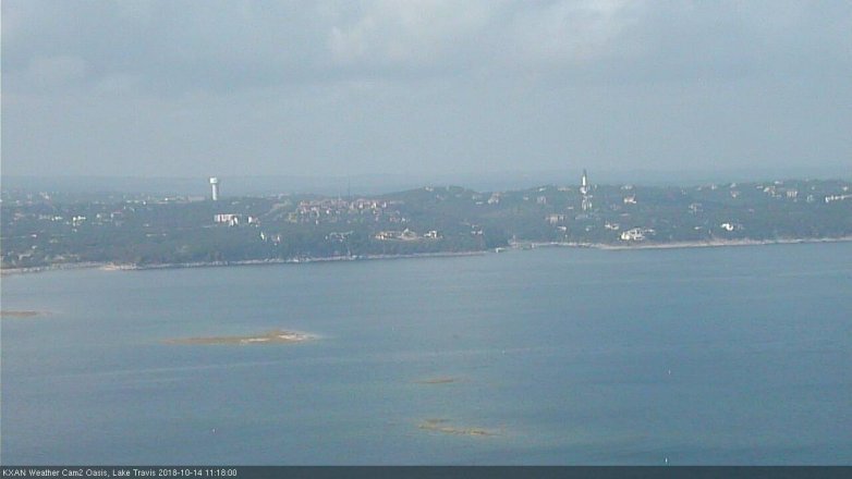 Lake Travis webcam, October 14, 2018 10:20 AM CT