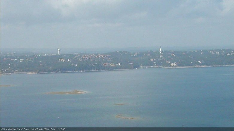 Lake Travis webcam, October 14, 2018 10:25 AM CT
