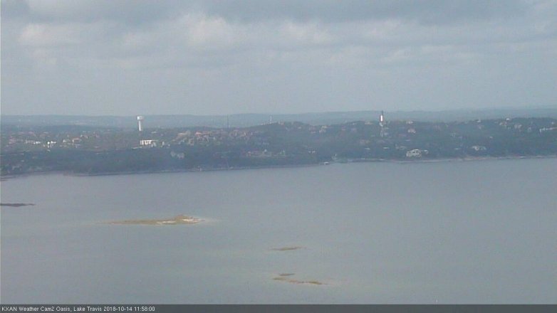 Lake Travis webcam, October 14, 2018 11:00 AM CT