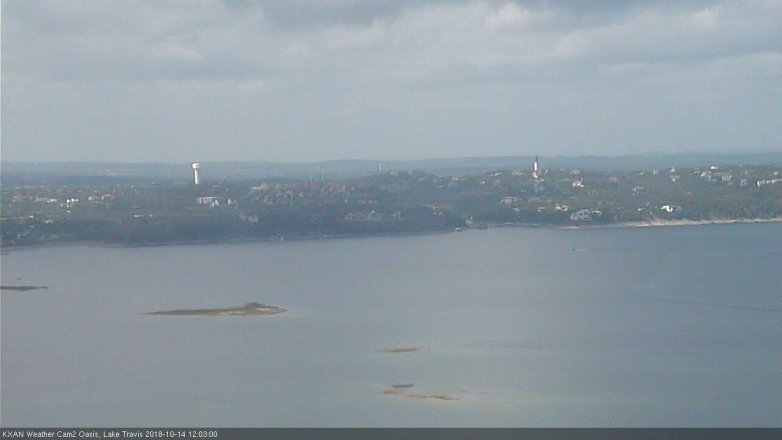 Lake Travis webcam, October 14, 2018 11:05 AM CT