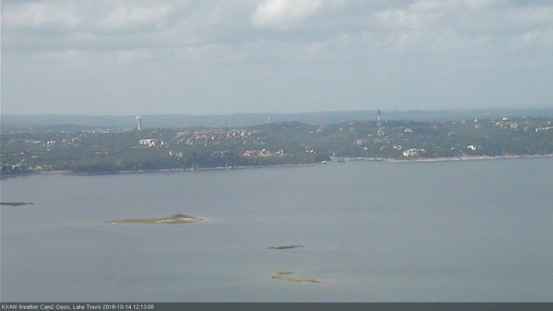 Lake Travis webcam, October 14, 2018 11:15 AM CT