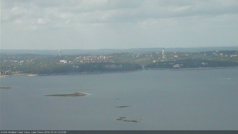 Lake Travis webcam, October 14, 2018 11:25 AM CT