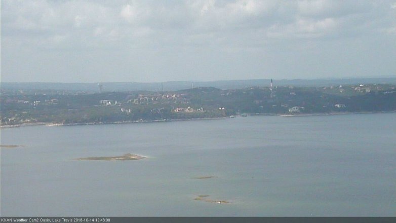 Lake Travis webcam, October 14, 2018 11:50 AM CT