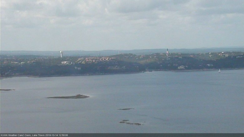 Lake Travis webcam, October 14, 2018 12:00 PM CT