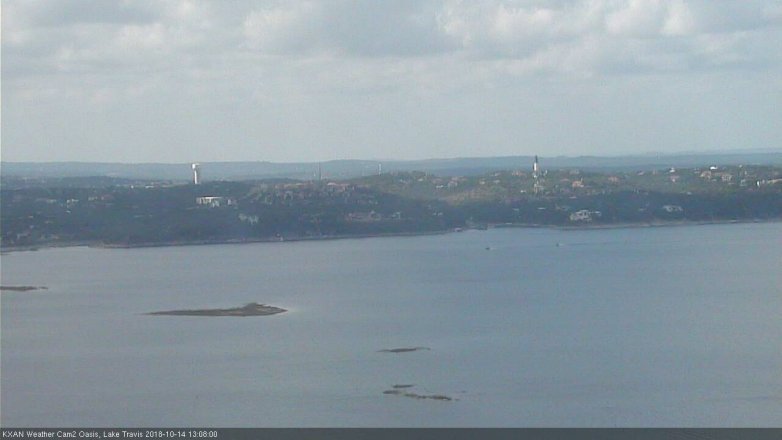 Lake Travis webcam, October 14, 2018 12:10 PM CT