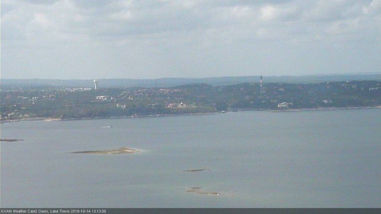 Lake Travis webcam, October 14, 2018 12:15 PM CT
