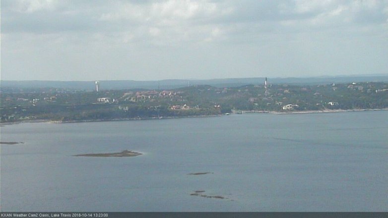 Lake Travis webcam, October 14, 2018 12:25 PM CT
