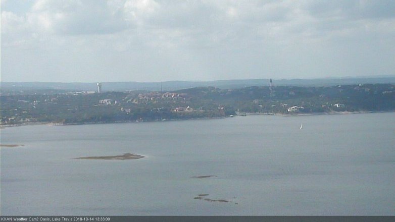 Lake Travis webcam, October 14, 2018 12:35 PM CT