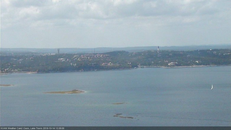 Lake Travis webcam, October 14, 2018 12:40 PM CT