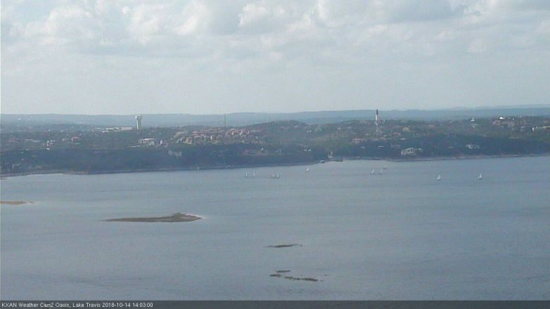 Lake Travis webcam, October 14, 2018 1:05 PM CT