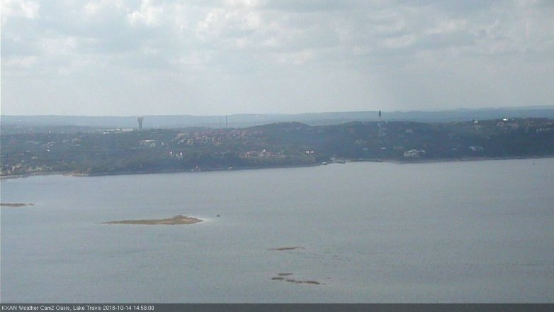 Lake Travis webcam, October 14, 2018 2:00 PM CT