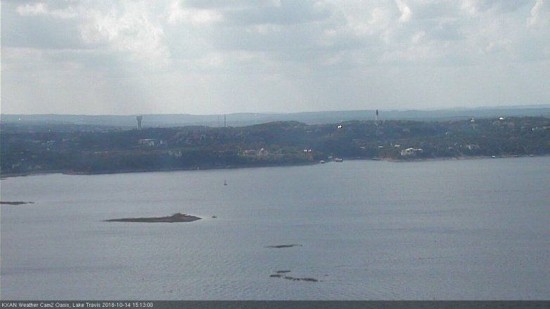 Lake Travis webcam, October 14, 2018 2:15 PM CT