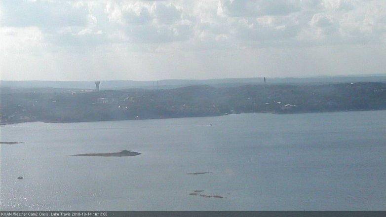 Lake Travis webcam, October 14, 2018 3:15 PM CT