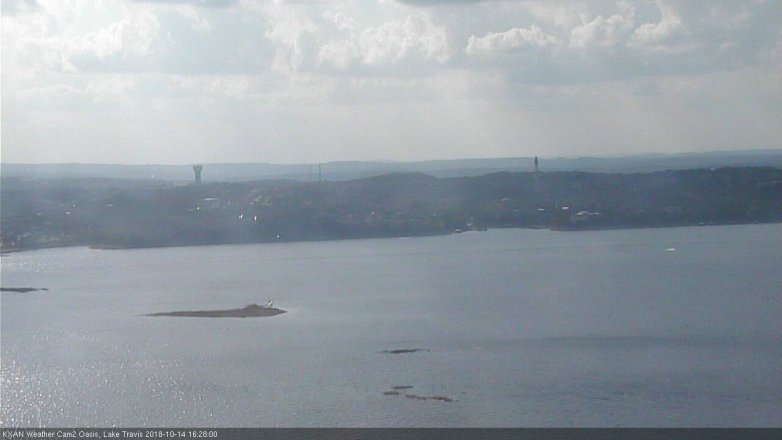Lake Travis webcam, October 14, 2018 3:30 PM CT