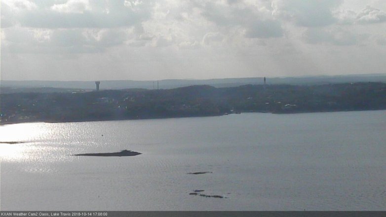 Lake Travis webcam, October 14, 2018 4:10 PM CT