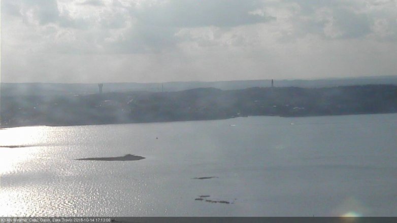 Lake Travis webcam, October 14, 2018 4:15 PM CT