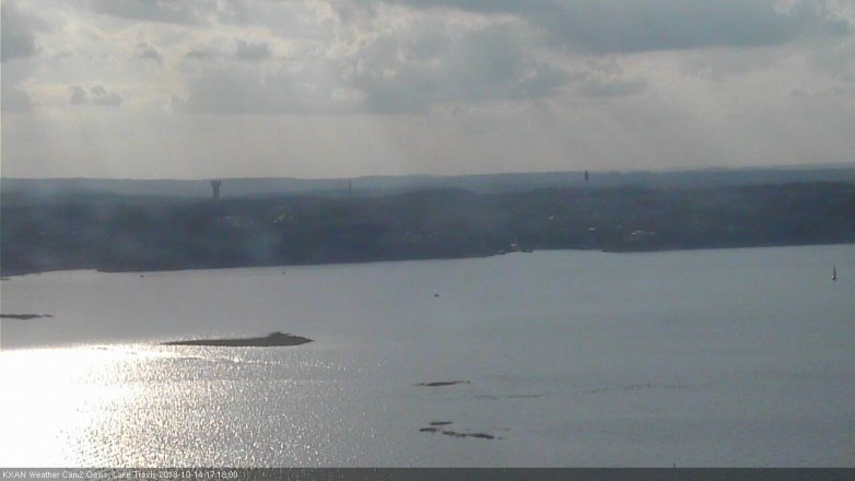 Lake Travis webcam, October 14, 2018 4:20 PM CT