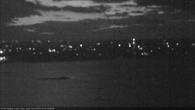 Lake Travis webcam, October 14, 2018 6:45 PM CT