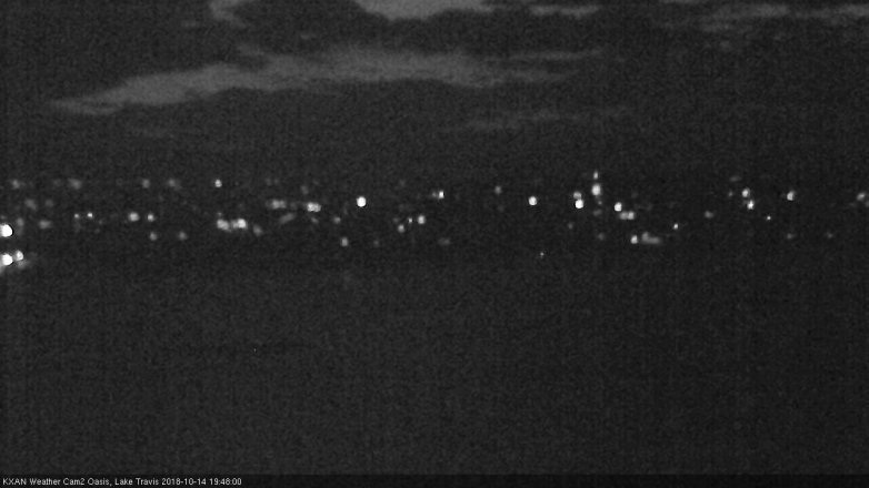 Lake Travis webcam, October 14, 2018 6:50 PM CT