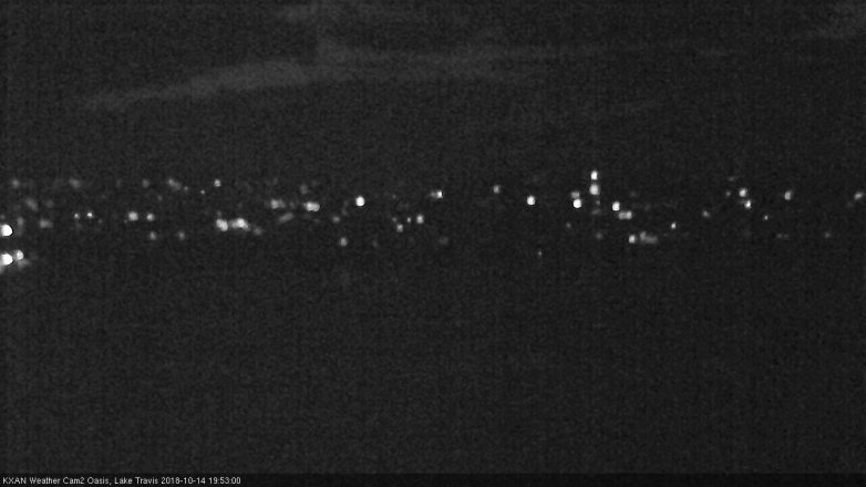 Lake Travis webcam, October 14, 2018 6:55 PM CT