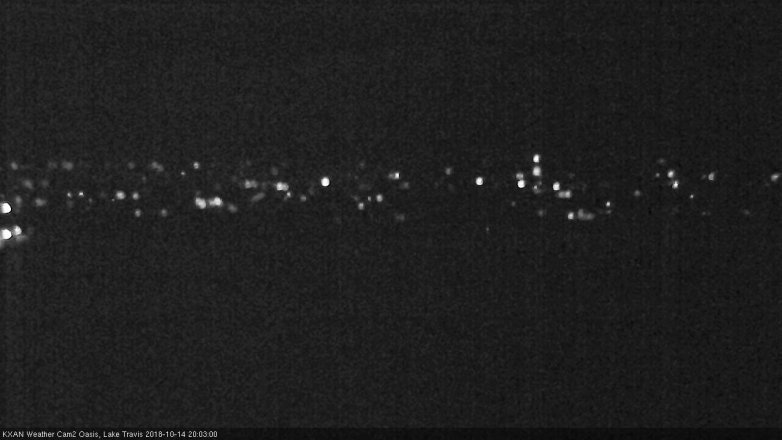 Lake Travis webcam, October 14, 2018 7:05 PM CT
